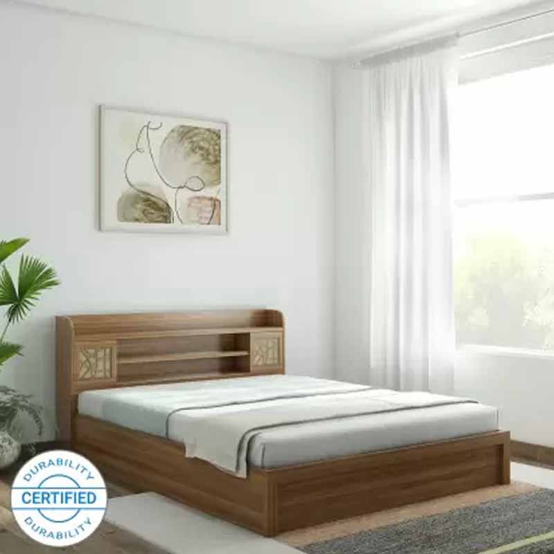 SPACEWOOD Engineered Wood Queen Box Bed