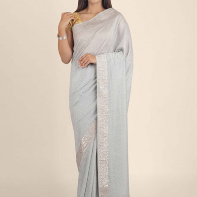 Blue Pure Silk Printed Handloom Ikat Saree