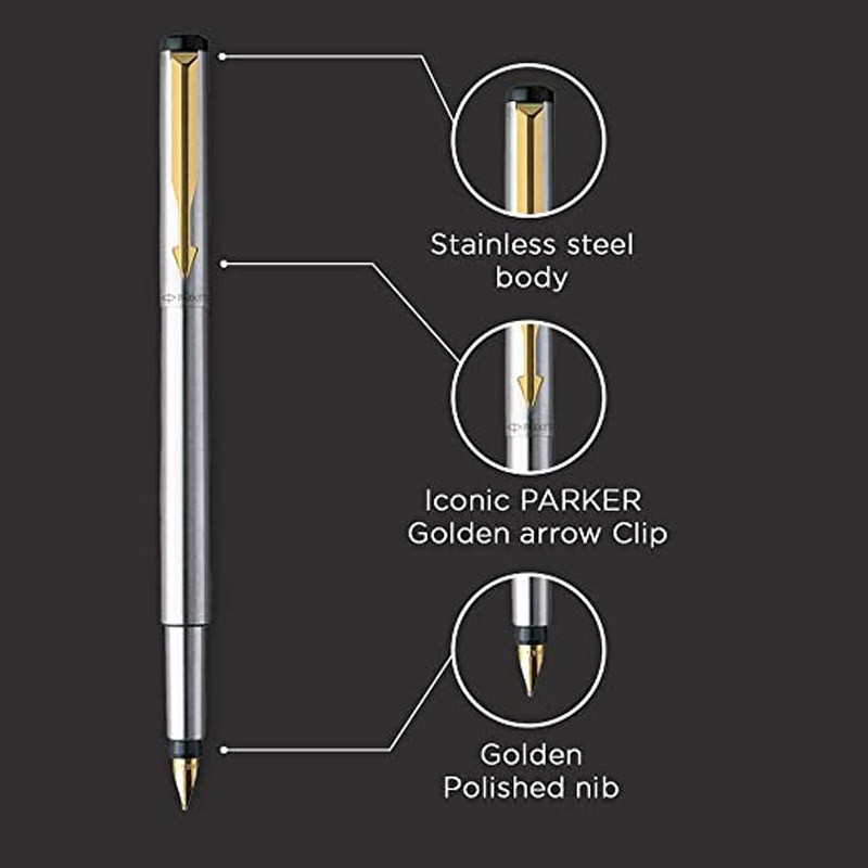 Parker Vector Stainless Steel GT Fountain Pen