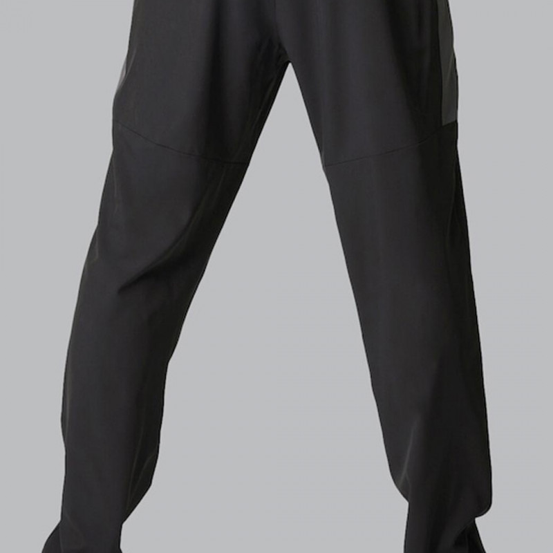 Men Black Solid Athleisure Lounge Pant