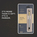 Parker Vector Stainless Steel GT Fountain Pen